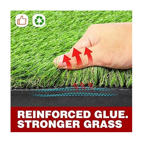  TOY Life - Golf Mat - Golf Hitting Mat - Golf Mats Practice Outdoor Indoor Golf Training Mat - Golf Practice Mats Outdoor - Chipping Mat - Shows Swing Path - Golf Turf Mat 3-in-1 Impact Golf Mat