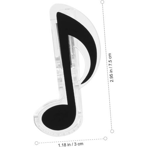  18 Pcs Sheet Music Book Clip Page Holder Music Book Clips Music Stand Music Book Page Clip Score Holder Metal Bookshelf Keyboard Books Clip Paper Clip Music Holder Notes Plastic