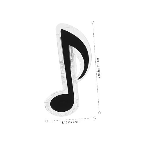  18 Pcs Sheet Music Book Clip Page Holder Music Book Clips Music Stand Music Book Page Clip Score Holder Metal Bookshelf Keyboard Books Clip Paper Clip Music Holder Notes Plastic