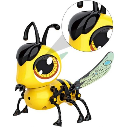  TOYANDONA Kids RC Honey Bee Toy Touch Sensor Honeybee Robot Toys DIY Toy Assemble Plaything Early Learning Toys