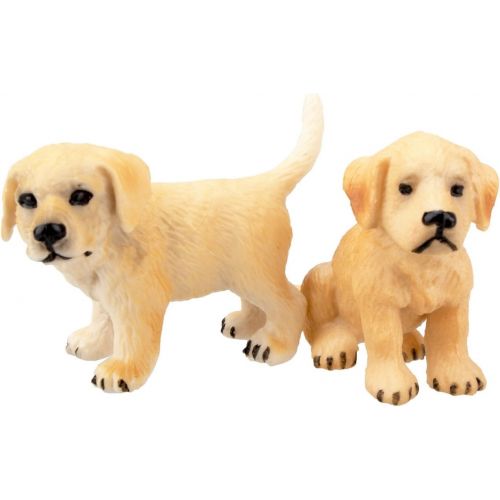  [아마존베스트]TOYMANY 10PCS Dog Figurines Playset, Realistic Detailed Plastic Puppy Figures, Hand Painted Emulational Dogs Animals Toy Set, Cake Toppers Christmas Birthday Gift for Kids Toddlers