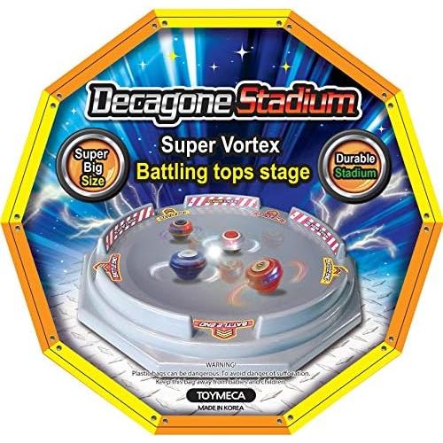  [아마존베스트]TOYMECA Decagon Battling Tops Stadium Large Size 25 for Bey burst blade Fusion Arena for 4~6 Kids