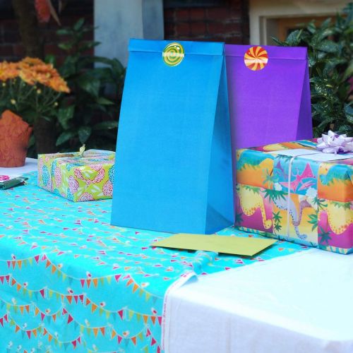  [아마존 핫딜]  [아마존핫딜]TOYMYTOY Papier Geschenktueten Partytueten Papier Candy Tueten Suessigkeiten Beutel 40 Stueck mit 100 Aufkleber fuer Ihre Geburtstagsfeier Babyparty Hochzeit