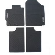 TOYOTA Genuine Toyota Accessories PT908-52122-20 Front and Rear All-Weather Floor Mat (Black), Set of 4
