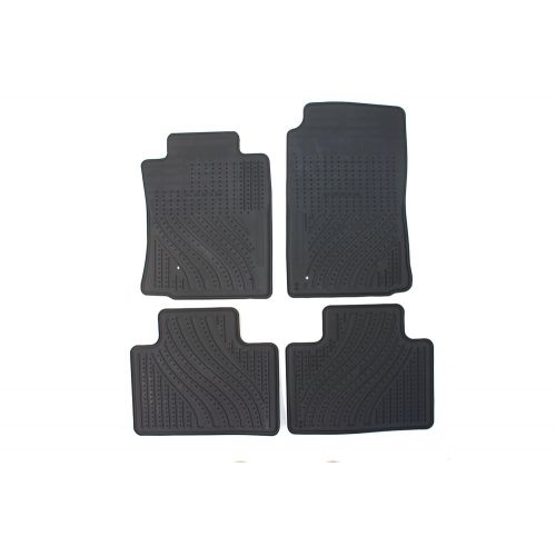  TOYOTA Genuine Toyota Accessories PT908-35001-02 Front and Rear All-Weather Floor Mat (Black), Set of 4