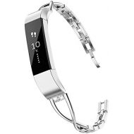 [아마존베스트]TOYOUTHS Compatible Fitbit Alta Bands and Fitbit Alta HR Bands, Rhinestone Replacement Bands Accessories Straps Wrist Bands for Women