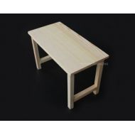 TOYSWORLDKING 1:6 Scale Handmade Wooden Unpainted Table Desk Model Toy For 12in Action Figure