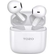 TOZO A3 Upgraded Wireless Earbuds Bluetooth 5.3 Half in-Ear Lightweight Headsets with Digital Call Noise Reduction, Reset Button Hall Detection,Premium Sound with Long Endurance