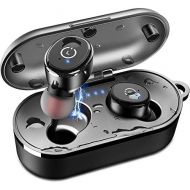 [아마존 핫딜]  [아마존핫딜]TOZO T10 Bluetooth 5.0 Wireless Earbuds with 【Wireless Charging Case】 IPX8 Waterproof TWS Stereo Headphones in-Ear Built-in Mic Headset Premium Sound with Deep Bass for Sport