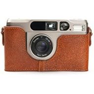 TP Original Handmade Genuine Real Leather Half Camera Case Bag Cover for Contax T2 Rufous Color