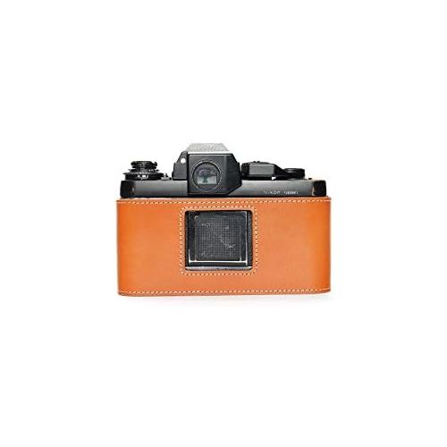  TP Original Handmade Genuine Real Leather Half Camera Case Bag Cover for Nikon F3 F3HP F3AF F3T Sandy Brown Color