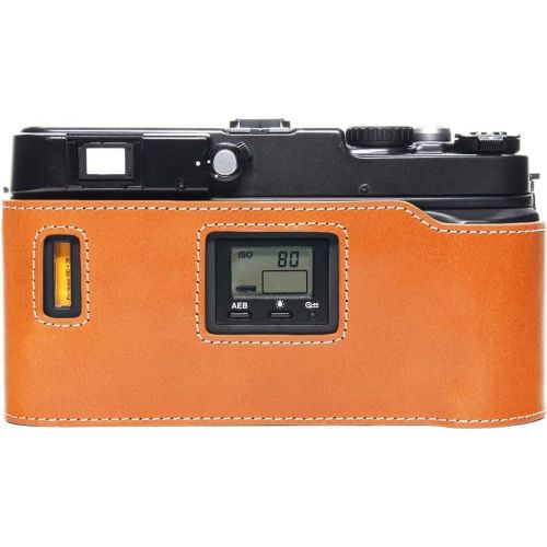  TP Original Handmade Genuine Real Leather Half Camera Case Bag Cover for Hasselblad XPan Fujifilm TX-1 Sandy Brown Color