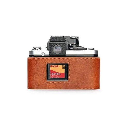 TP Original Handmade Genuine Real Leather Half Camera Case Bag Cover for Nikon F2 F2A F2AS Rufous Color