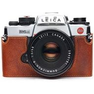 TP Original Handmade Genuine Real Leather Half Camera Case Bag Cover for Leica R6 R6.2 R5 Rufous Color
