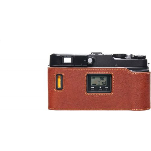  TP Original Handmade Genuine Real Leather Half Camera Case Bag Cover for Hasselblad XPan Fujifilm TX-1 Rufous Color