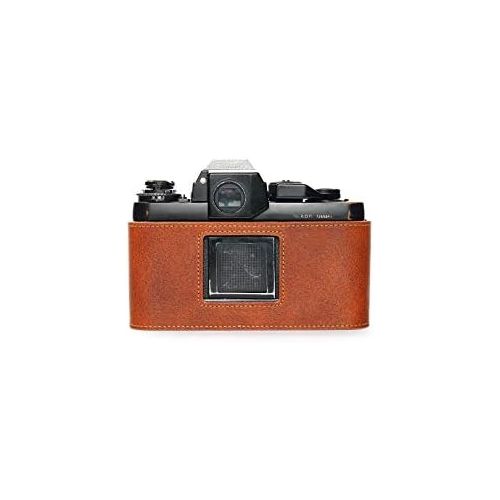  TP Original Handmade Genuine Real Leather Half Camera Case Bag Cover for Nikon F3 F3HP F3AF F3T Rufous Color