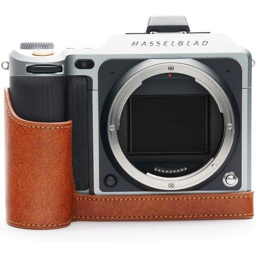  TP Original Handmade Genuine Real Leather Half Camera Case Bag Cover for Hasselblad X1D X1D II 50C Rufous Color