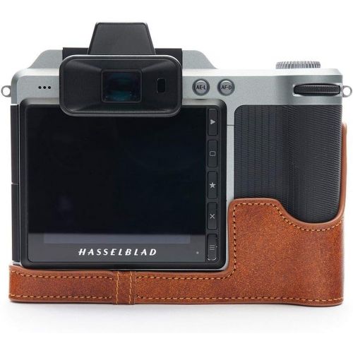  TP Original Handmade Genuine Real Leather Half Camera Case Bag Cover for Hasselblad X1D X1D II 50C Rufous Color