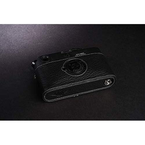  TP Original Handmade Genuine Real Leather Half Camera Case Bag Cover for Leica M7 M6 Black color