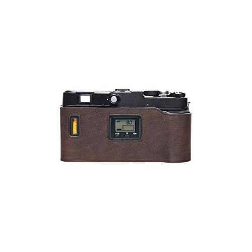 TP Original Handmade Genuine Real Leather Half Camera Case Bag Cover for Hasselblad XPan Fujifilm TX-1 Coffee Color