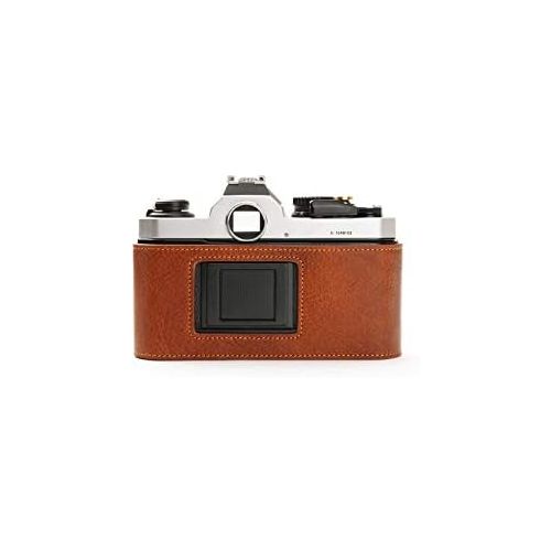  TP Original Handmade Genuine Real Leather Half Camera Case Bag Cover for Nikon FM2 FM FM2n FE FE2 Rufous Color