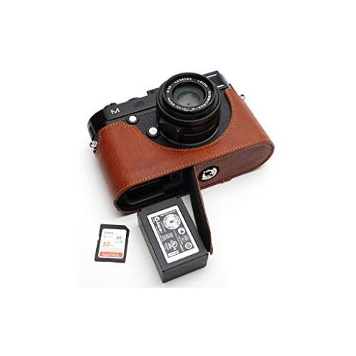  TP Original Handmade Genuine Real Leather Half Camera Case Bag Cover for Leica M M240 M240-P M246 M-P MM MP M262 Rufous Color