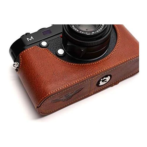  TP Original Handmade Genuine Real Leather Half Camera Case Bag Cover for Leica M M240 M240-P M246 M-P MM MP M262 Rufous Color