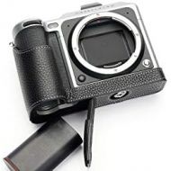 TP Original Handmade Genuine Real Leather Half Camera Case Bag Cover for Hasselblad X1D X1D II 50C Black Color