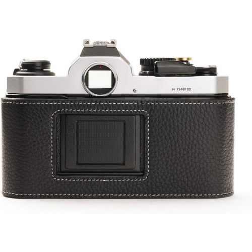  TP Original Handmade Genuine Real Leather Half Camera Case Bag Cover for Nikon FM2 FM FM2n FE FE2 Black Color