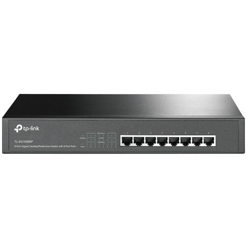  TP-Link TL-SG1008MP 8-Port Gigabit PoE+ Compliant Unmanaged Switch