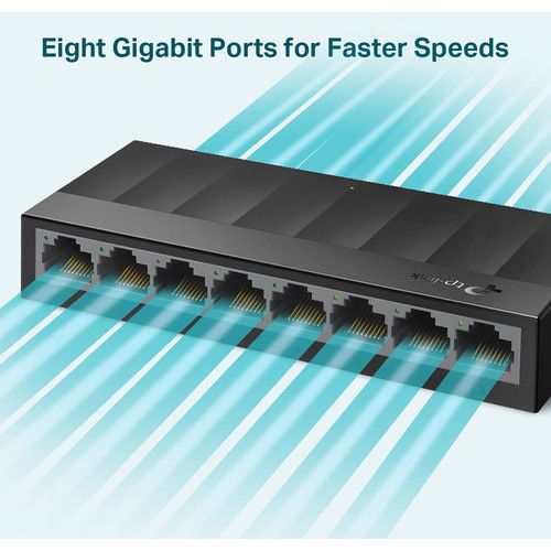  TP-Link LS1008G 8-Port Gigabit Unmanaged Switch