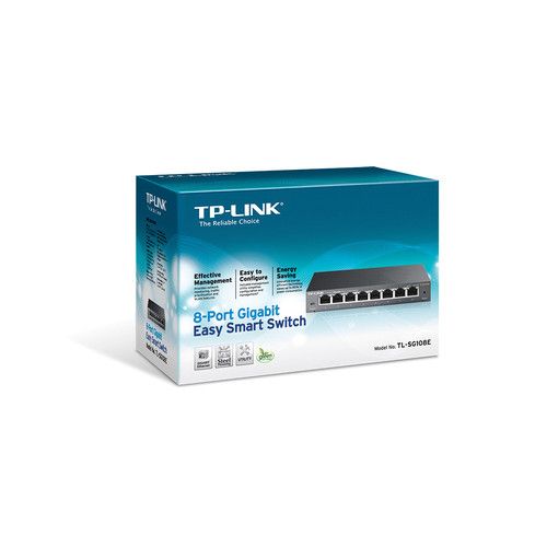  TP-Link TL-SG108E 8-Port Gigabit Easy Smart Switch