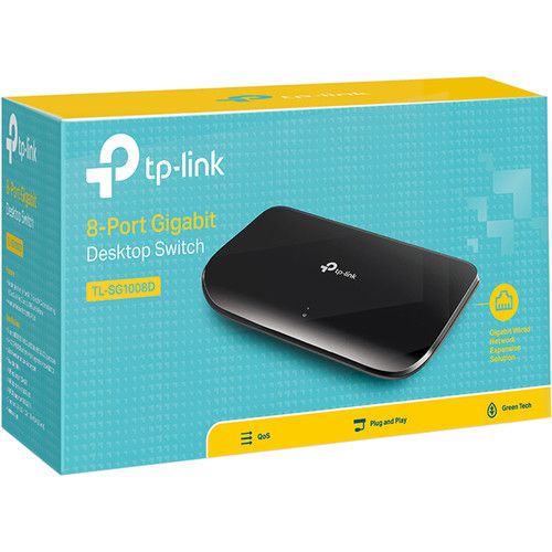  TP-Link 8-Port Unmanaged Gigabit Desktop Switch