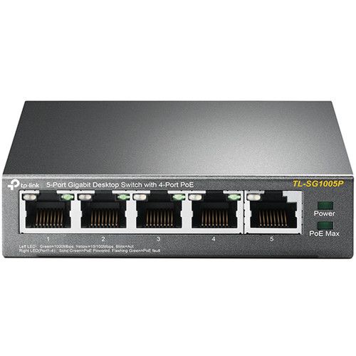  TP-Link TL-SG1005P 5-Port Gigabit PoE+ Unmanaged Switch