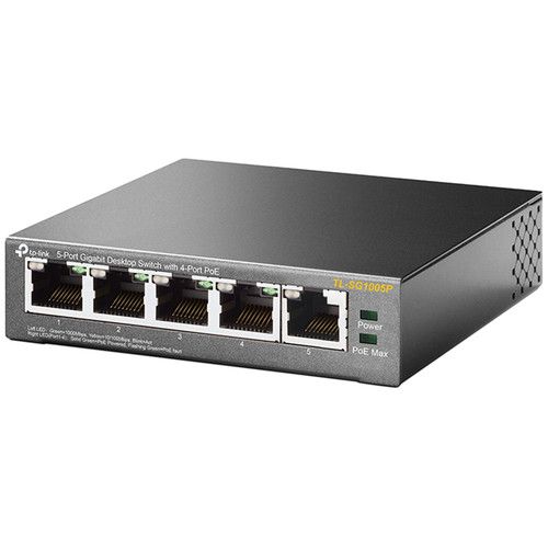  TP-Link TL-SG1005P 5-Port Gigabit PoE+ Unmanaged Switch