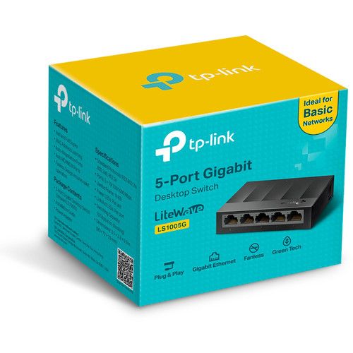  TP-Link LS1005G 5-Port Gigabit Unmanaged Switch