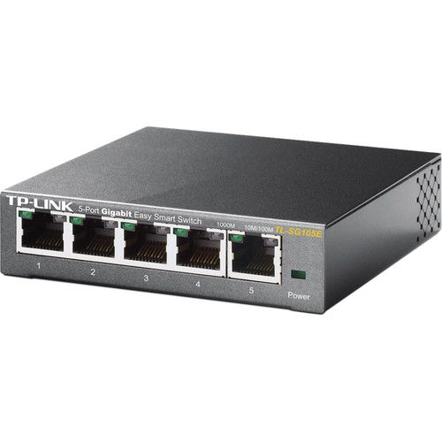  TP-Link TL-SG105E 5-Port Gigabit Easy Smart Switch