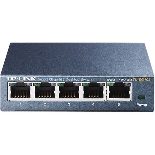  TP-Link TL-SG105 5-Port 10/100/1000 Mb/s Desktop Switch