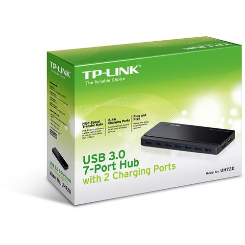  TP-Link USB 3.0 7-Port Hub with 2 Charging Ports