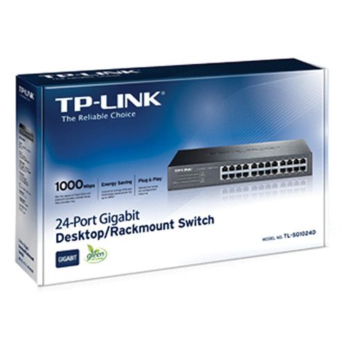  TP-Link TL-SG1024D 24-Port Unmanaged Gigabit Ethernet Switch