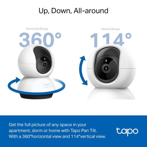  TP-Link Tapo C220 4MP Pan & Tilt Wi-Fi Security Camera with Night Vision