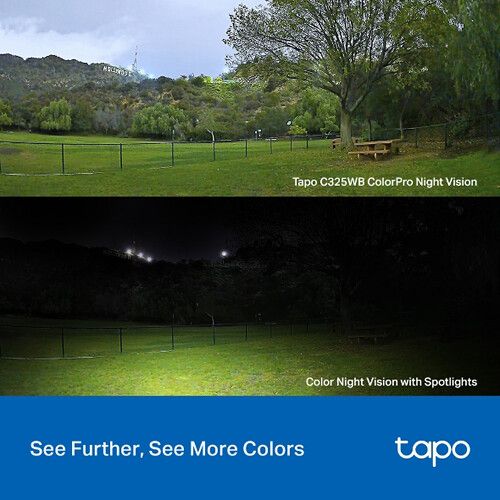  TP-Link Tapo ColorPro C325WB 4MP Wi-Fi Outdoor Camera with Spotlights