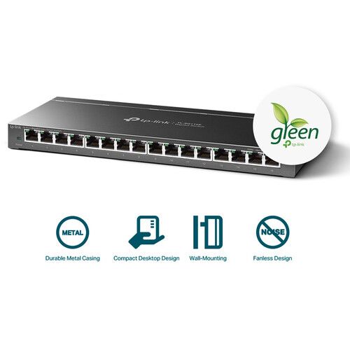  TP-Link TL-SG116E 16-Port Gigabit Unmanaged Switch