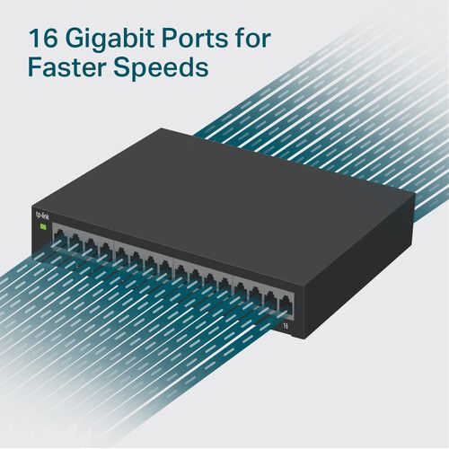  TP-Link TL-SG116E 16-Port Gigabit Unmanaged Switch