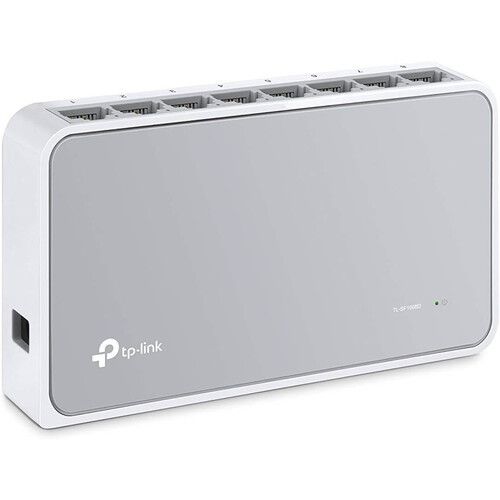  TP-Link 8-Port Unmanaged 10/100Mbps Desktop Switch