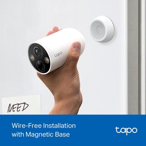  TP-Link Tapo C425 Smart Wire-Free Security Camera with Night Vision & Spotlights