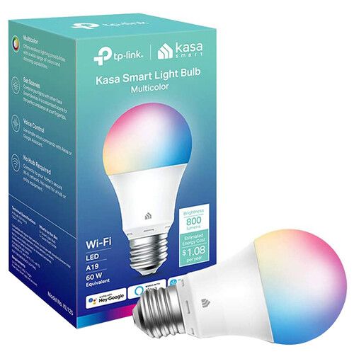  TP-Link KL125 Kasa Smart Wi-Fi Light Bulb (Multicolor)