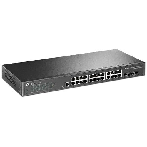  TP-Link JetStream 24-Port Gigabit L2+ Managed Switch with 4 10GE SFP+ Slots