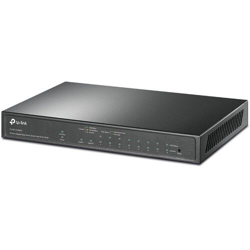  TP-Link TL-SG1210MPE 10-Port Gigabit PoE+ Compliant Managed Network Switch