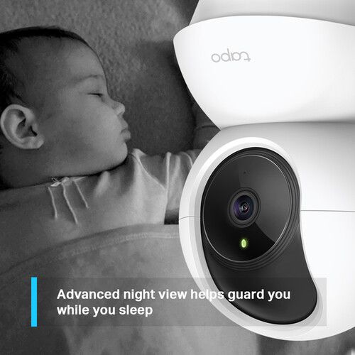  TP-Link Tapo C210 3MP Pan & Tilt Wi-Fi Security Camera with Night Vision